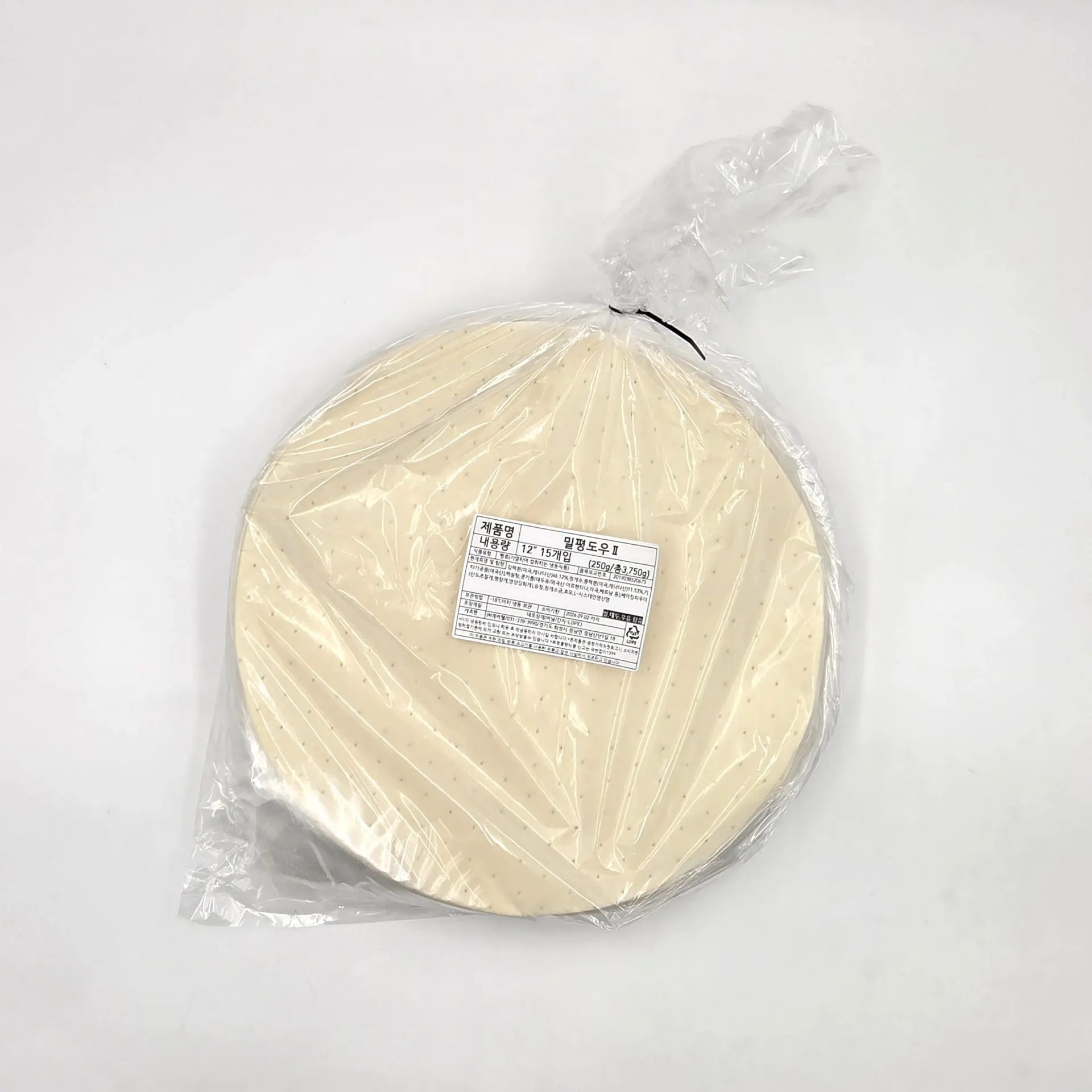 펴진 피자도우 250(g)pack*30